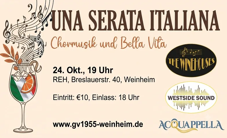 Una serata italiana - Chormusik und Bella Vita
